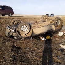 В Оренбуржье «Рено Дастер» оказался в кювете