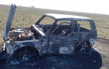 В Акбулакском районе мужчина едва не сгорел в автомобиле