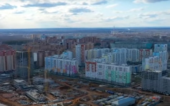 Оренбуржцы сняли с воздуха видео о том, как город соблюдает режим самоизоляции