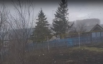 Похоже, зима возвращается… В Шарлыкском районе повалил густой снег (видео)
