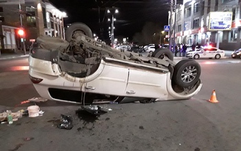 В центре Оренбурга юный водитель спровоцировал ДТП с 4-мя автомобилями