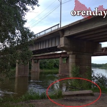 Снова ЧП на мосту в Оренбурге