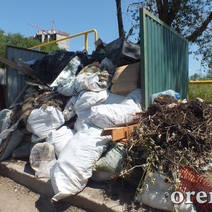 Мусорные площадки в Оренбурге по-прежнему находятся в плачевном состоянии