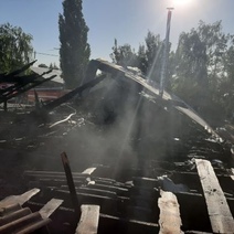 Последствия крупного пожара в Бузулуке: сгорели 3 дома, 2 гаража и хозпостройка