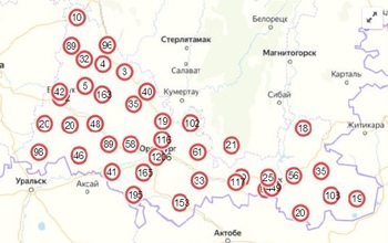 Карта распространения коронавируса в Оренбургской области вновь заработает