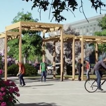 Оренбуржцев не все устраивает в проекте реконструкции сквера на улице 8 Марта