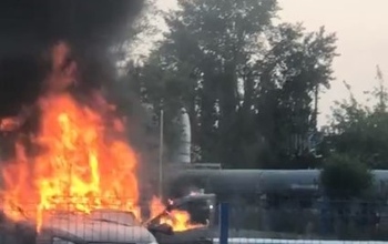 Стало известно о пострадавшем на пожаре на заправке в Оренбурге