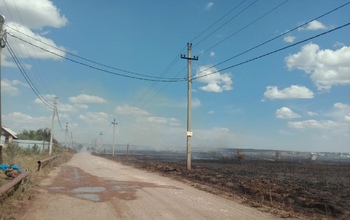 Пожар в садовом товариществе Оренбурга из-за заблокированных въездов пришлось тушить дольше
