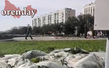 Благоустроили и забыли: оренбуржцы наблюдают необычный пейзаж в новом сквере