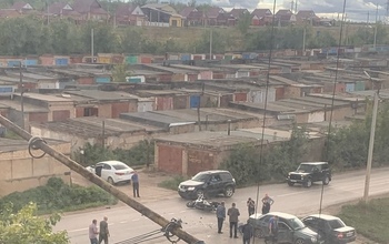В Бугуруслане произошло ДТП с мотоциклом