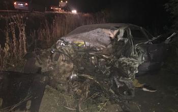 В Бузулукском районе ВАЗ влетел в КамАЗ, пострадали люди