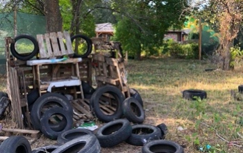 В одном из парков Оренбурга устроили свалку
