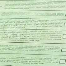 10 процентов оренбуржцев пошли на выборы и испортили бюллетени