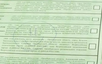 10 процентов оренбуржцев пошли на выборы и испортили бюллетени