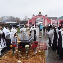В Городище простились с настоятелем местного храма Сергием Демакиным