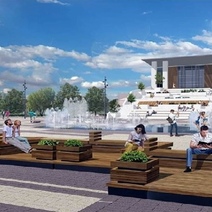 В Оренбурге на площади им. В.И.Ленина начинаются работы по благоустройству