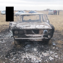 В Новоорском районе 21-летний парень угнал и сжёг автомобиль