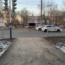 В Оренбурге на ул. Волгоградской водитель 