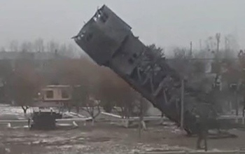 Под Оренбургом рухнула старая водонапорная башня