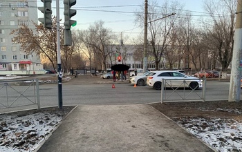 В Оренбурге на ул. Волгоградской водитель 