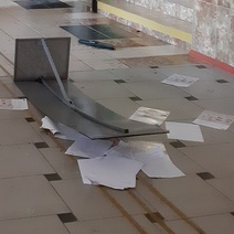 Дебошир, разгромивший в Оренбурге здание ж/д вокзала, выслушал приговор суда