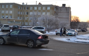 В Оренбурге на улице Туркестанской водитель 