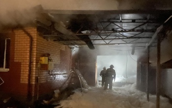 Крупный пожар произошёл в ЖК 