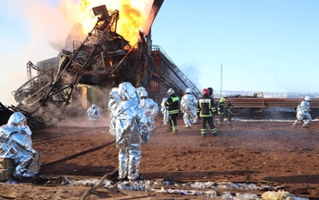В Оренбургской области ликвидировали пожар на нефтяном месторождении