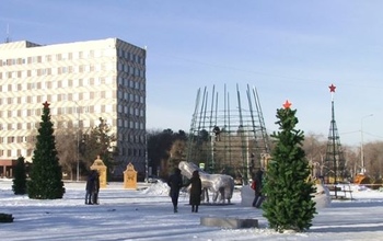 В новогоднюю ночь из-за фейерверка перекроют часть проездов у площади Ленина