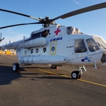 Вертолет оренбургской санавиации налетал в этом году более 500 часов