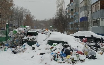 В Оренбурге появились не только снежные, но и 