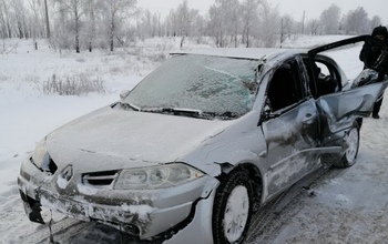 Один человек пострадал в ДТП на трассе в Октябрьском районе