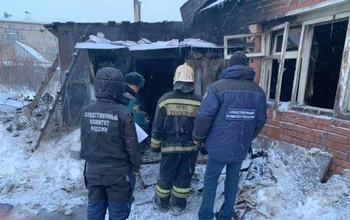 На пожаре в Оренбурге погибли два человека