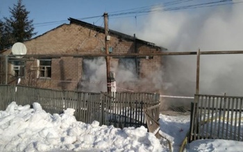 В Оренбуржье в собственном доме сгорели мужчина и женщина (18+)