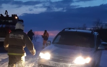В Илекском районе в снежный плен попали семь автомобилей