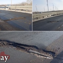 Недавно отремонтированный илекский виадук уже ждет дорожников