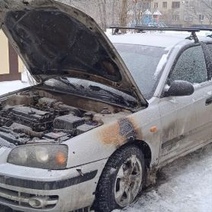 В Оренбурге неизвестные подожгли машину блогера-общественника