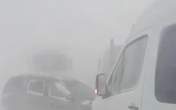 В метель на трассе под Гаем произошло массовое ДТП