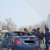 В Оренбурге грузовик 