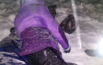 В Оренбурге пьяная пассажирка снегохода получила травму (18+)