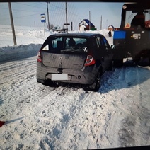 В Орске женщина за рулем 