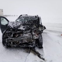 Двое пострадавших: В Оренбуржье на трассе столкнулись большегруз и 