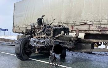 В Оренбуржье в тройном ДТП погиб водитель автомобиля МАЗ