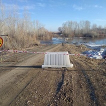 На двух реках в Оренбуржье уровни воды достигли критических отметок