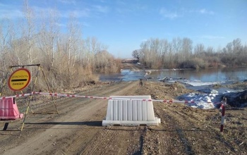 На двух реках в Оренбуржье уровни воды достигли критических отметок