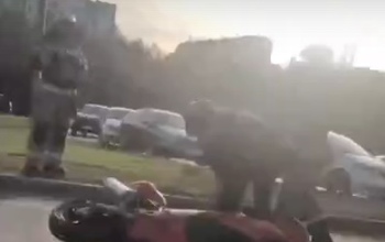 В Оренбурге на объездной в ДТП пострадал мотоциклист