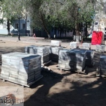 На улице Советской в Оренбурге снова поменяют плитку на 3 миллиона рублей