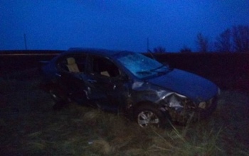 В Октябрьском районе пьяная женщина за рулем чуть не угробила своих пассажиров