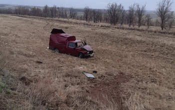 В Новоорском районе 18-летний водитель слетел в кювет на 