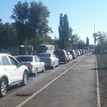 После ремонта на Шарлыкском шоссе образуется огромная «пробка»